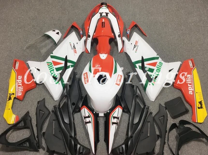 ABS литья под давлением полный обтекатель комплект подходит для Aprilia RS125 06 07 08 09 10 11 RS4 RSV 125 2006-2011 набор обтекателей номер 11