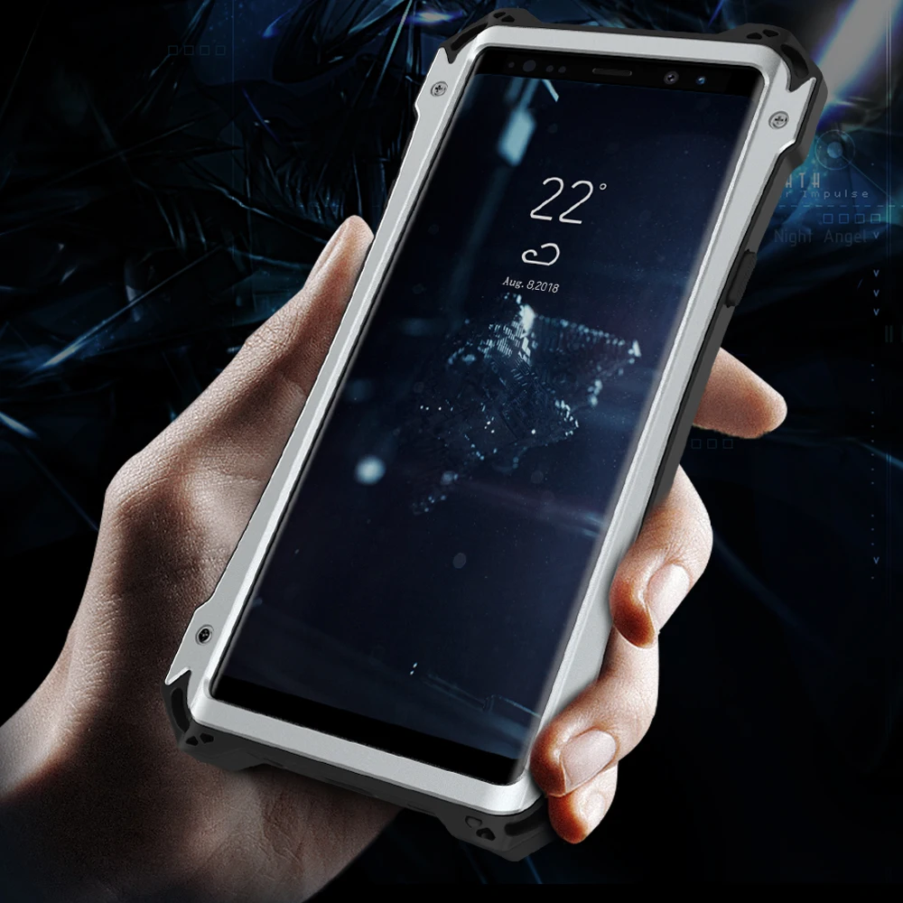 Металлический алюминиевый защитный чехол для samsung Galaxy Note 10 9, чехол для samsung S10 Plus 5G, сверхпрочный чехол для телефона, противоударный