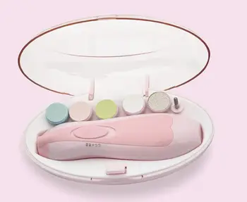 

50set 6 in 1 Electric Baby Nail File for Toes Fingernails Manicure Set Newborn Nail Grinding Device Safe Baby Nail Care