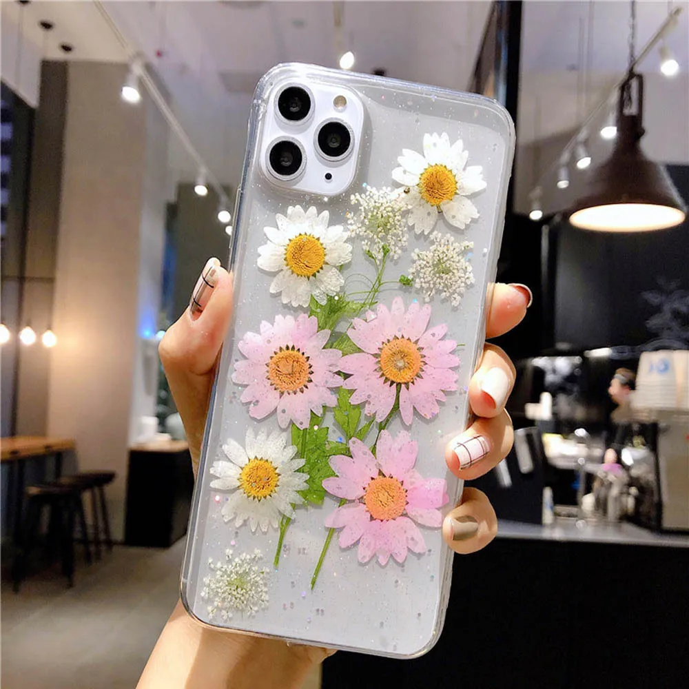 Для iPhone 11 Pro Max 11 Pro XS Max XR XS i8 Plus i7 Plus НАСТОЯЩИЙ СУХОЙ красивый ручной работы чехол для iPhone 6 6s Plus Ins горячая распродажа