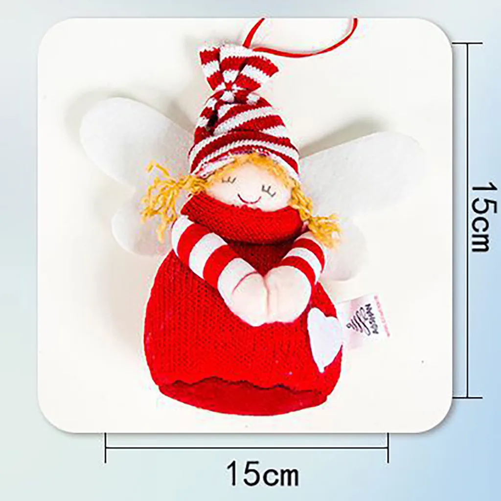 Рождественские елочные украшения креативное украшение кулон милый Санта Снеговик кукла подвеска Portal De Belen Navidad