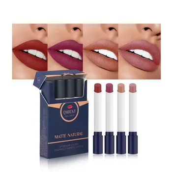 

Tobacco Tube Shape Lipstick Non-stick Cup Waterproof Long-lasting Colorfast Matte Lipstick Lipstick Cool Girlfafa