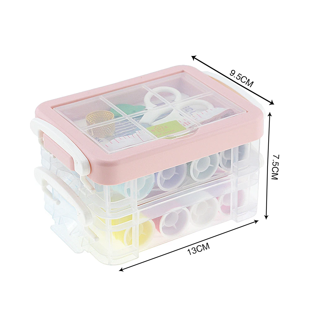 portable travel sewing box kitting needles tools home sewing kits home  sewing equipment - AliExpress