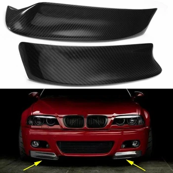 

Car Carbon Fiber Front Bumper Splitter Lip Diffuser Canard Protector Guard Cover Trim For-BMW E46 M3 1999-2006