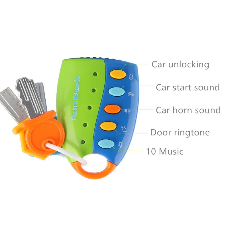 2020 притворяться играть Smart Car Key Voices музыкальные Juguetes Bebe Brinquedos Детские Обучающие