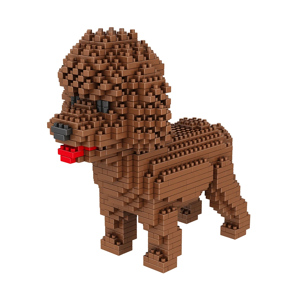 

NEW Dog Building Blocks Mini Diamond Particles Blocks Bricks Husky Keji Teddy Compatible TOY Creative DIY Children Toys Block