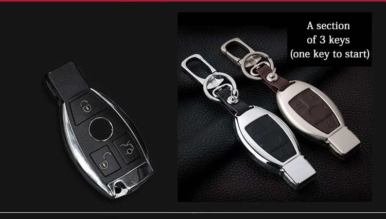 Для Mercedes Benz AMG кожаный чехол для ключей W205 W212 W204 W210 W211 W176 W203 A CLA GLA C E S - Название цвета: A