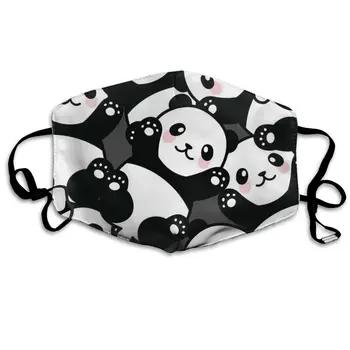 

Cute Panda Animal print Dustproof and windproof mask, washable and reusable, suitable for outdoor sports