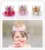 1шт Baby Girl Happy Birthday Party Hats Kids One Year Flower Princess Crown Headband Baby Shower 1st Birthday Decor Party Supply