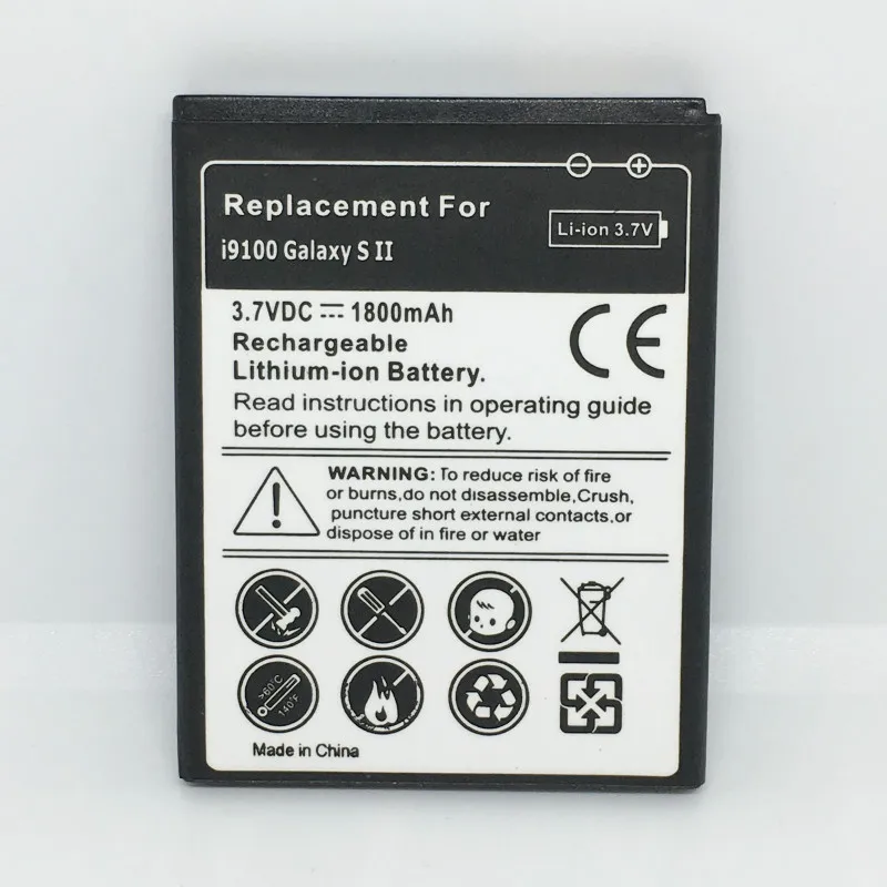 

EB-F1A2GBU S2 Replacement Battery For Samsung Galaxy S2 i9100 i9103 i9105 i9108 i9050 I777 B9062 Battery