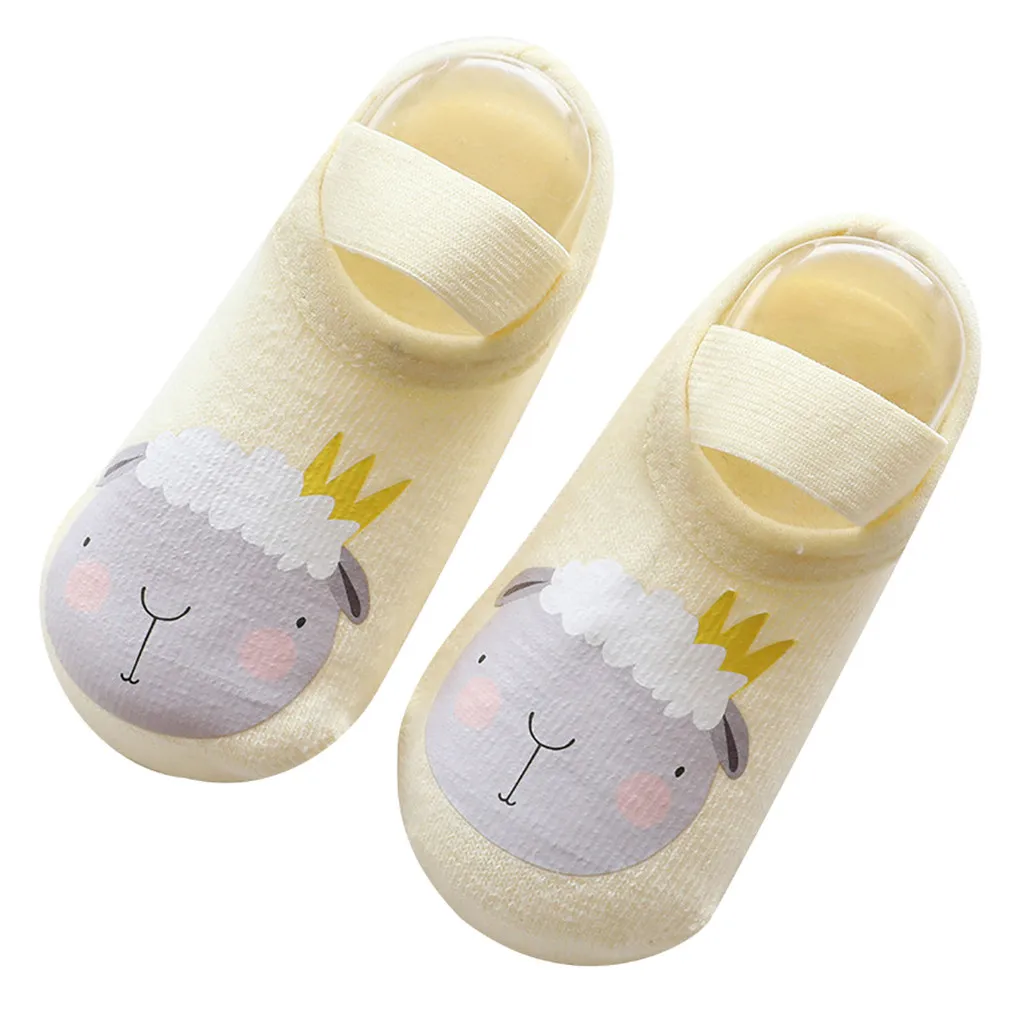 Осенняя одежда для новорожденных, детские носки для малышей теплые носки красивые детские носки с мультяшными животными Детские носки обувь, Нескользящие Детские носки с мягкая подошва для малышей носки с теплой обуви# p4