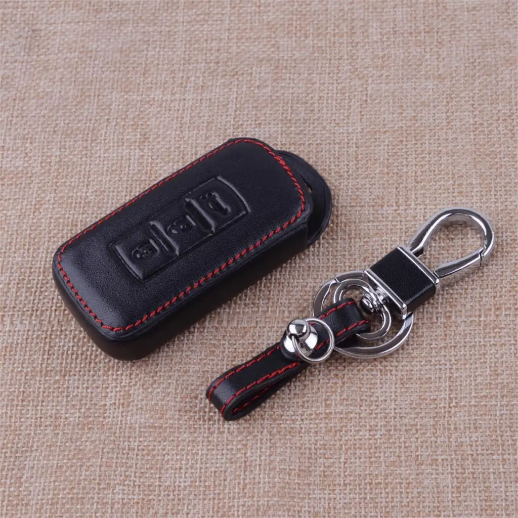 CITALL подходит для Mitsubishi Outlander Lancer ASX Pajero 3 кнопки дистанционного Smart Key чехол держатель PU