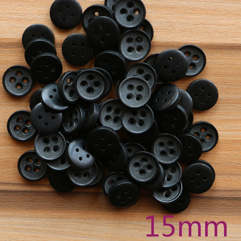 15mm 15pcs 15 мм 15 шт смешанные маленькие пуговицы для швейные Крепежные изделия Скрапбукинг и сделай сам ручной работы с разными цветами и стилем - Цвет: 15mm 15pcs