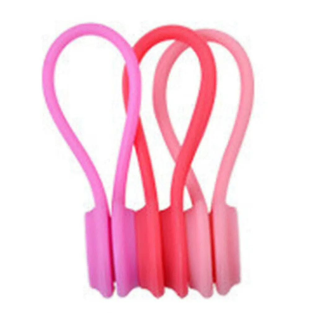 

3pcs Soft Silicone Magnetic Cable Winder Organizer Cord Earphone Storage Holder Clips Cable Winder For Earphone For Data Cable
