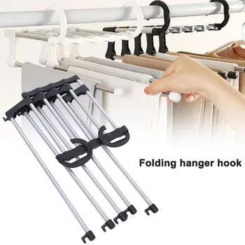 

Folding Scarf Shawl Hanger Hook Rack Design Organizer Space Saving Easy