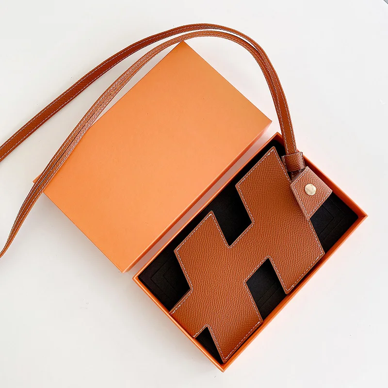 HM Luxury Brand Leather Handbag Fashion Universal 6.7 Inch Phone Case Purse Women Man Phone Bag For iPhone 11 12 Samsung S20