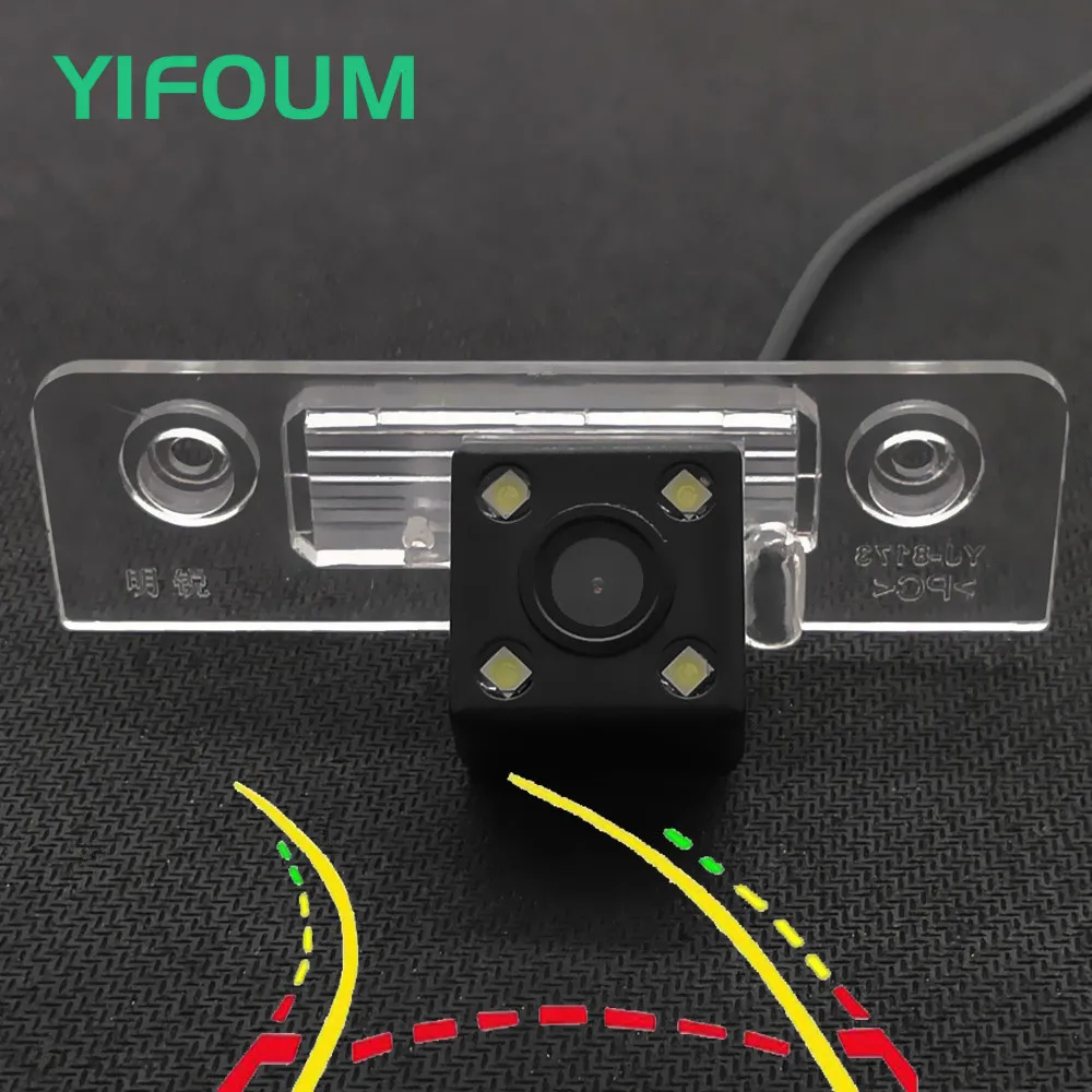 YIFOUM HD динамические траектории движения автомобиля зеркало заднего вида Камера для Skoda Octavia 5 Octavia A5 2008 2009 2010 2011 2012 2013