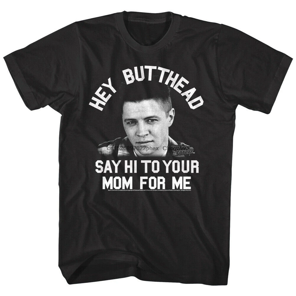 Мужская футболка с надписью Назад в будущее Hey Butthead |