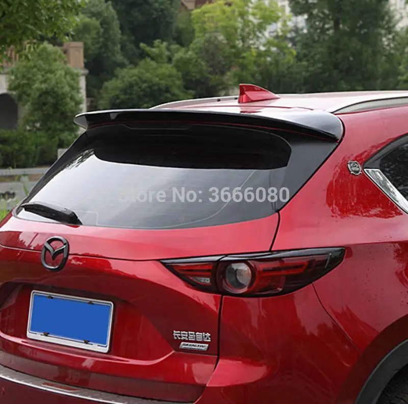 Для Mazda CX5,- ABS пластиковый Неокрашенный праймер цвет задний спойлер на крышу багажника крыла губы загрузки крышка авто части