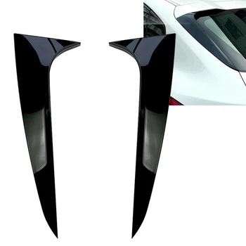 

ABS Car Rear Window Spoiler Side Wing Molding Cover Trim For BMW G02 X4 xDrive 20D 2019 2020 Glossy Black