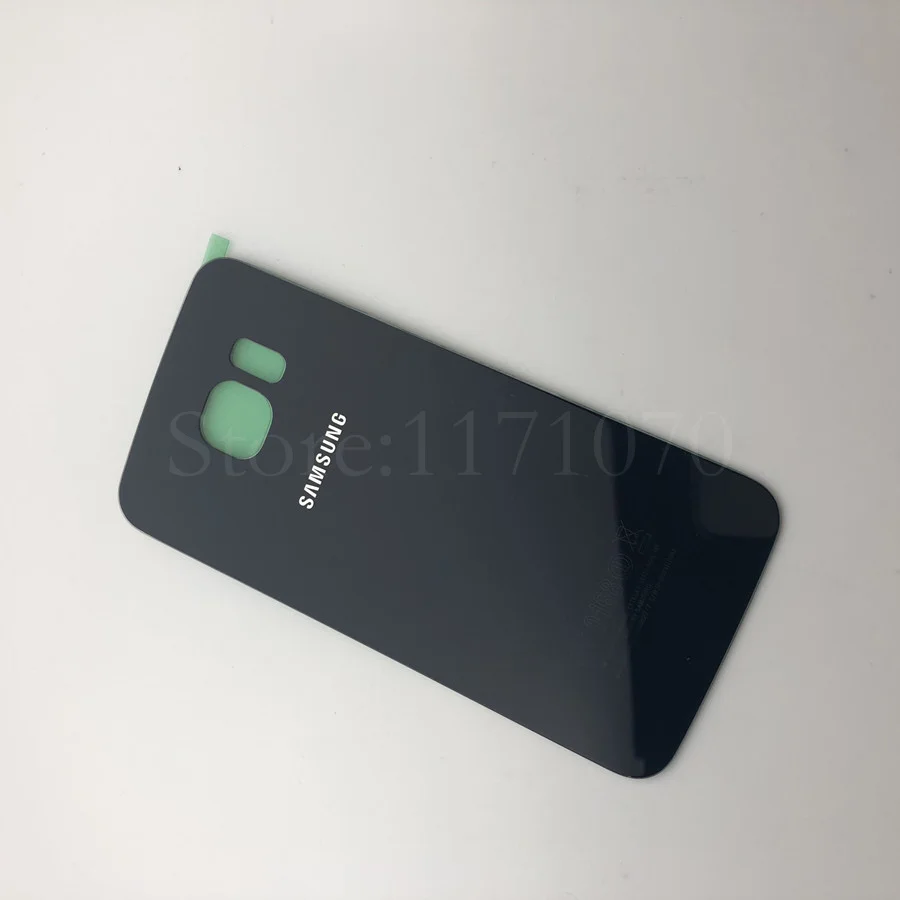 Для samsung Galaxy S6 Edge G925 G925F G925T G925p задняя крышка батарейного отсека стекло задняя крышка Корпус Замена чехол