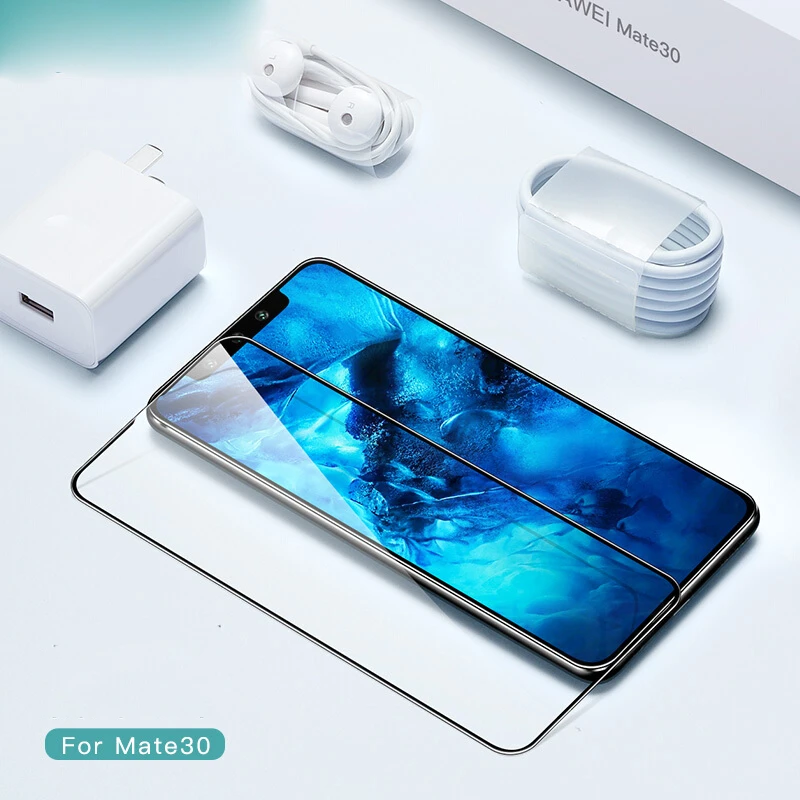 

Screen Protector For Huawei Mate 30 Pro Tempered Glass Full Cover Film Pantalla For Huawei Mate 30 Mate30 Pro Tempered glass