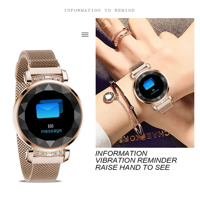 Db13 Smart Bracelet Women Blood Pressure Measurement Smart Watch Fitness Tracker Smart Band Ip68 Waterproof Andriod Ios(Purple)