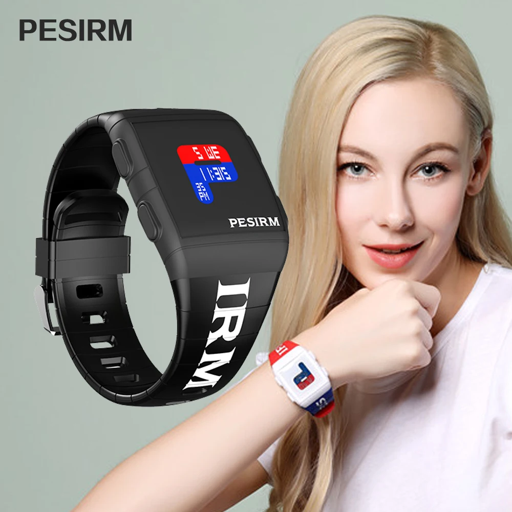 Спортивные женские цифровые часы PESIRM многофункциональные повседневные
