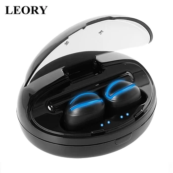 

LEORY Wireless bluetooth 5.0 Earphone DSP Noise Reduction Earbuds Smart Touch Hifi Stereo Binaural Call Sports Headset With Mic
