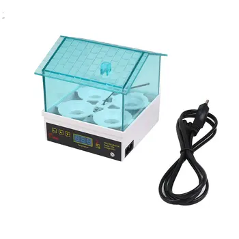 

Egg Hatcher Egg Incubator Garden Home EU Plug Hatching Machine Eggs Contain Manual Utensil Mini Fully Automated 4Pcs