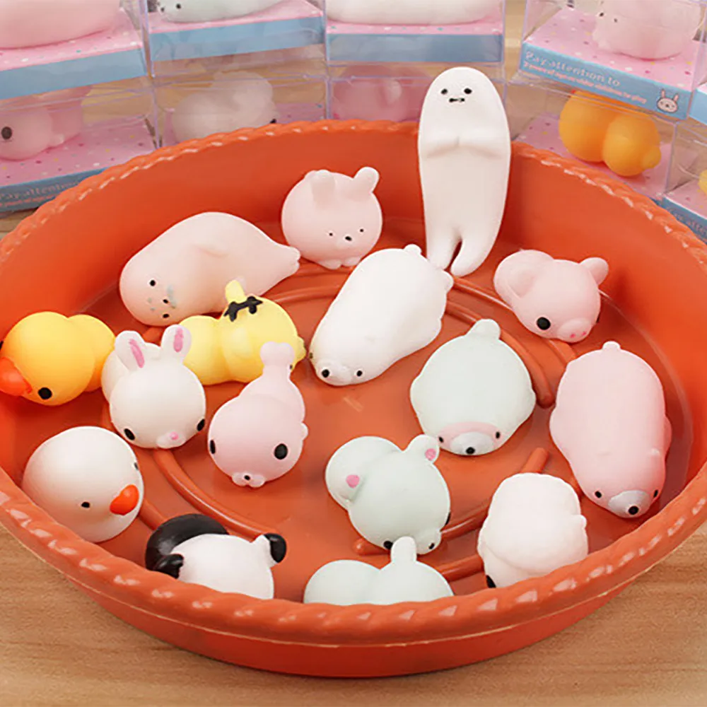 Kawaii Toy Reliver Stress It Fidget Squeeze Mochi Cat Fun Funny Adult Kids Child Cute img4