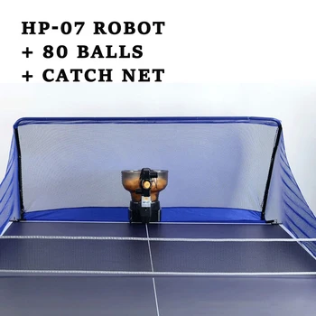 

Automatic Ping Pong Trainer Robot Table Tennis Robot Machine for Training HuipangHP-07 Pingpong Ball with Catch Net 80 Balls 8