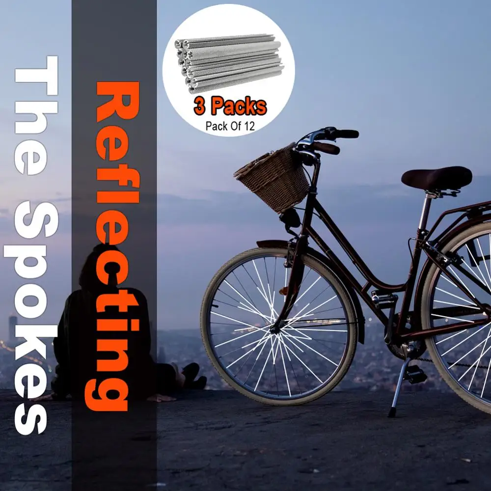 reflective bike spokes