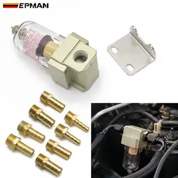 

EPMAN Universal Engine Oil Catch Tank/ Engine Oil Separator / Oil and Gas Separator For Car Motorcycle EPEOSG32