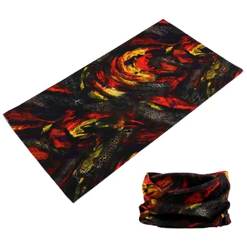 

3D Fire Cloud Design Outdoor Bicycle Cycling Bandana Buffe Sports Mask Women Men Face Shield Bike Headbands Tubular Neck Scarf