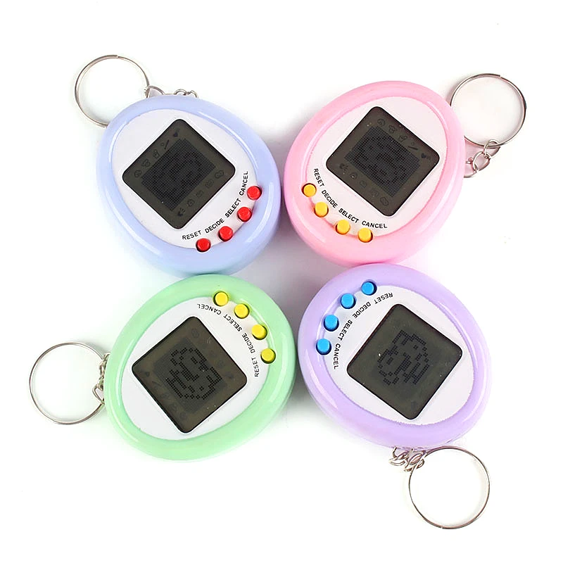 Venta Llavero electrónico de Tamagotchi para mascotas, juguete educativo de Navidad divertido de los 90 nostálgico Virtual para mascotas, 1 Uds. 6n95BXDOkEp