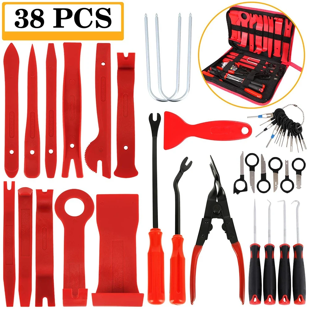 

Car Audio Installation/Remove Tool Car Disassembly Interior Kit Audio Removal Trim Panel Dashboard Auto Removal Tool Car