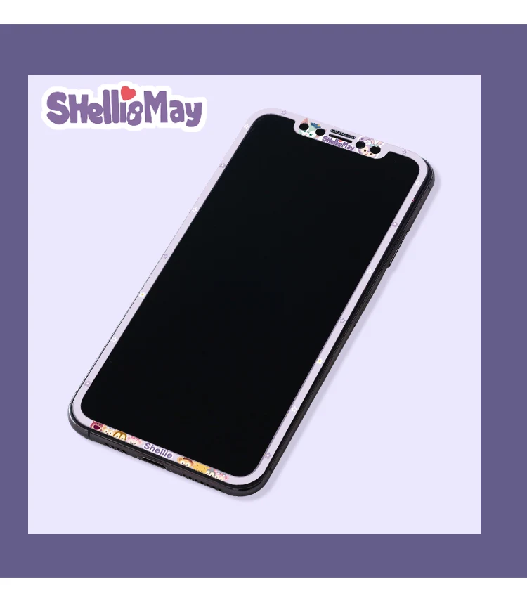Симпатичная Передняя пленка для iphone 11pro max XS MAX, мультяшное животное, мягкий край, закаленное стекло, Защита экрана для iphone XR X/XS duffy