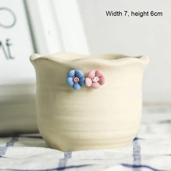 

Beautiful Ceramics Pot Succulent pot Plant Mini Pot Garden Flowerpot Succulent Pot