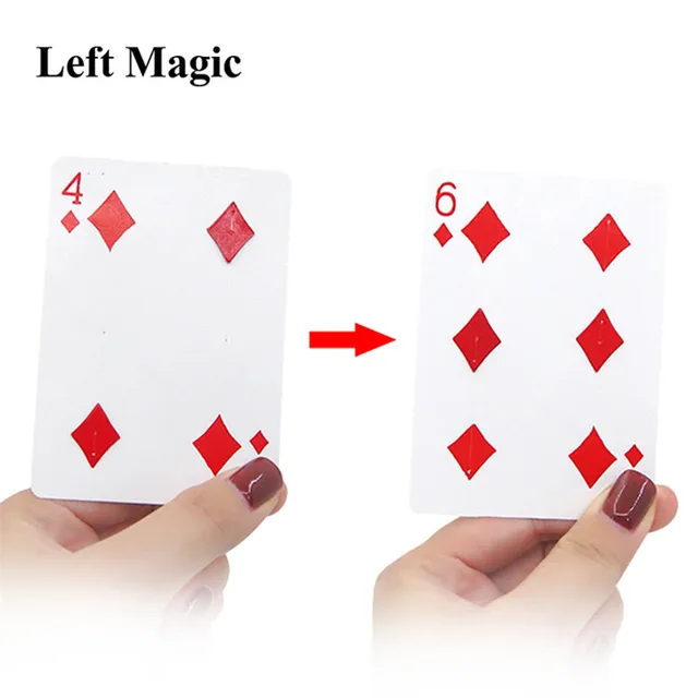 Fantastic 4 to 6 Moving Point magic tricks Close Up Card Magic Professional Magician Trick Magic Tool Magic Prop 1