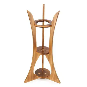 

600ml Cold Drop Ice Siphon Coffee Maker Glass Brewing Machine And Filter Paper Home Kitchen Coffee Tool Wooden Frame