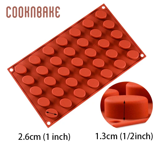 COOKNBAKE силиконовая форма для конфет шоколадный мини купол gummy ice cube лоток печенье инструмент для украшения торта DIY вечерние Рождество - Цвет: CDY-433