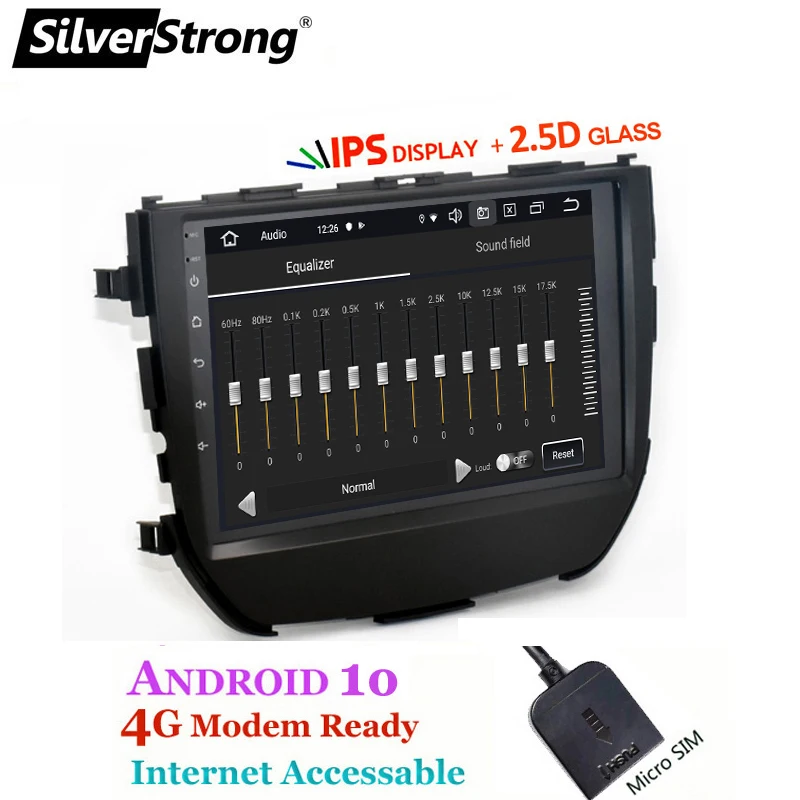 SilverStrong IPS Android10.0 Автомобильный GPS 2DIN для Suzuki Brezza Vitara Maruti аудио головное устройство