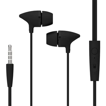 

3.5mm Wired Earphone In-Ear Earbud with Mic Microphone Portable Headset Super Bass Music Stereo for iphone Xiaomi PC Android IOS