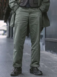 Брюки Бронсон армия США 1942 модель хаки Чино классические винтажные военные брюки свободные прямые повседневные брюки