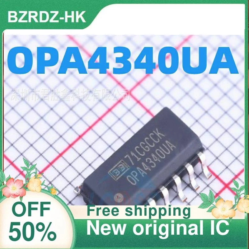 1-20PCS OPA4340 OPA4340UA    New original IC