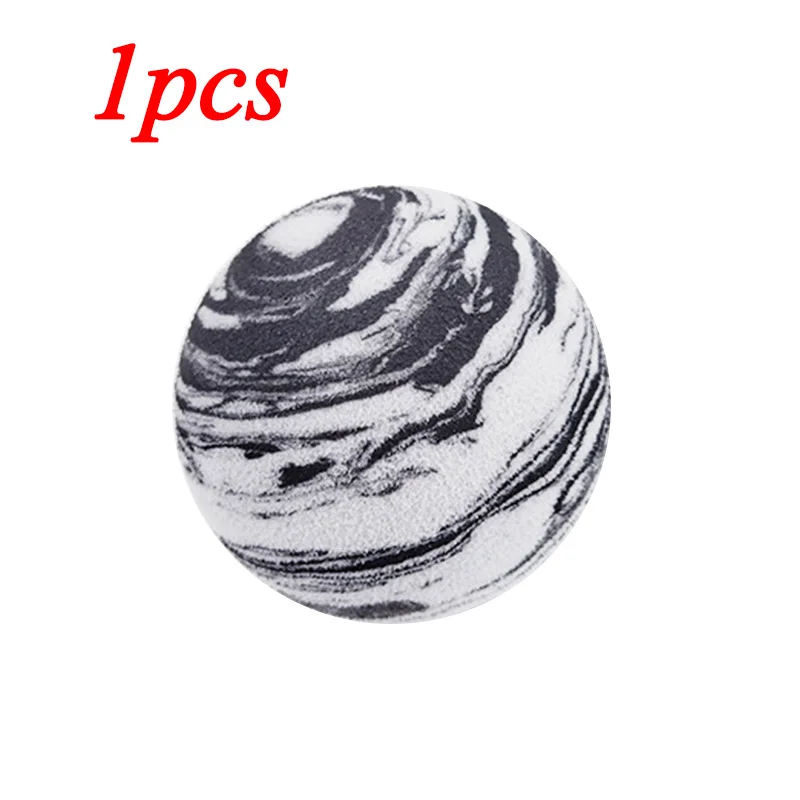 1pcs 1 шт., радужная планета, игрушечный шар, интерактивные игрушки для кошек 4 см, игрушка для жевания, погремушка с царапинами, EVA мяч, принадлежности для тренировки животных, 3 цвета, игрушка для кошек - Цвет: 1pcs