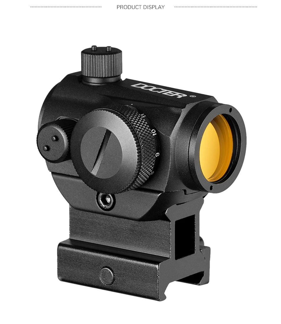 Vista com Liberação Mini Rifescope Vista Iluminado Sniper Vermelho Verde Ponto Rápida Red Dot Scope 20mm Rali Montar Caça 1x24 9 High Quality Esporte e Lazer