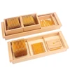 Montessori Math Educational Toys Gold Beads Material Symbols With Trays Kids 5 Years Teaching Toys Students Learning Arithmetic 1