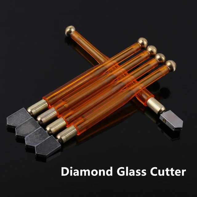 Hard Alloy Glass Cutter Tile Mirror Cutter Knife Wheel Blade Glass Diamond  Cutting Tool Plastic Holder For 6-12mm Glass Cutting - Glass Cutter -  AliExpress
